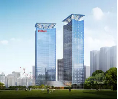 Hello，，，，Hilton！希尔顿旅馆入驻泸州金融商业中心【j9数字站世纪城】